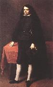 MURILLO, Bartolome Esteban Portrait of a Gentleman in a Ruff Collar sg oil painting on canvas